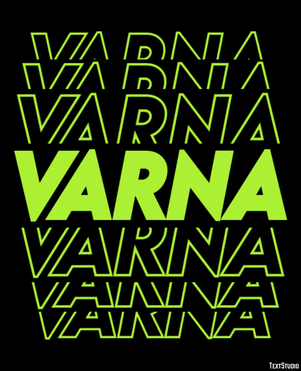 Varna Effetto testo