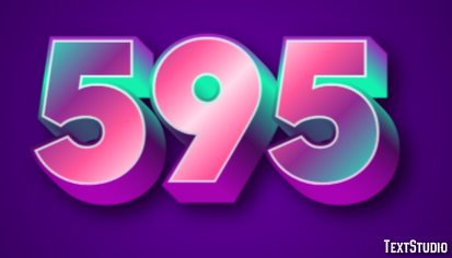 595 Text Effect