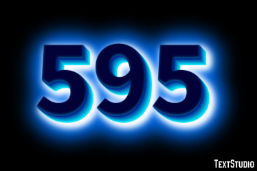 595 Text Effect