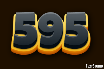 595 Text Effect