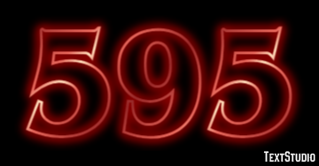 595 Text effect