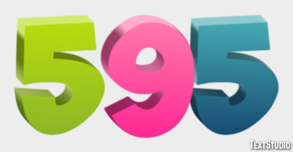 595 Text Effect