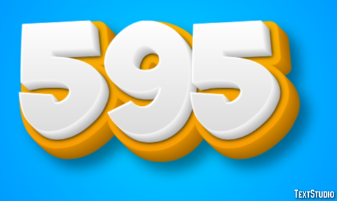 595 Text Effect
