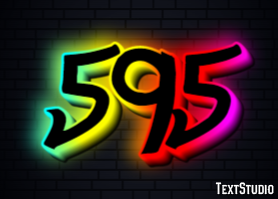 595 Text Effect