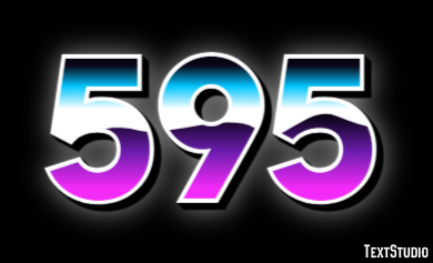 595 Text Effect