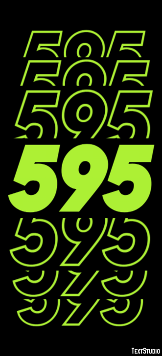 595 Text Effect