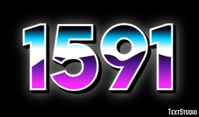 1591 Tekst Effect