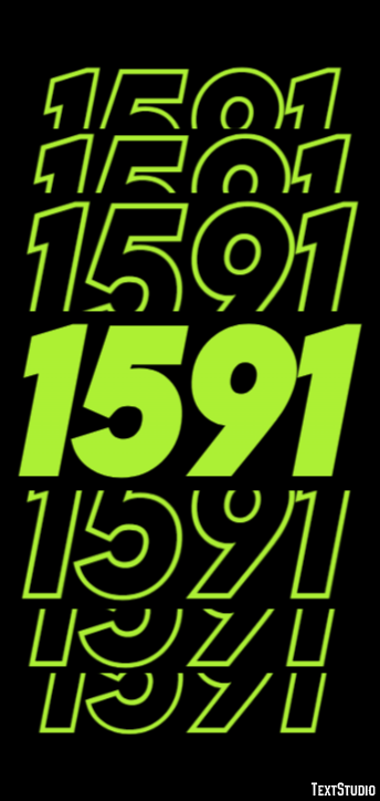 1591 Tekst Effect