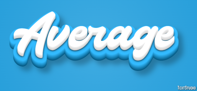 Average Text Effect