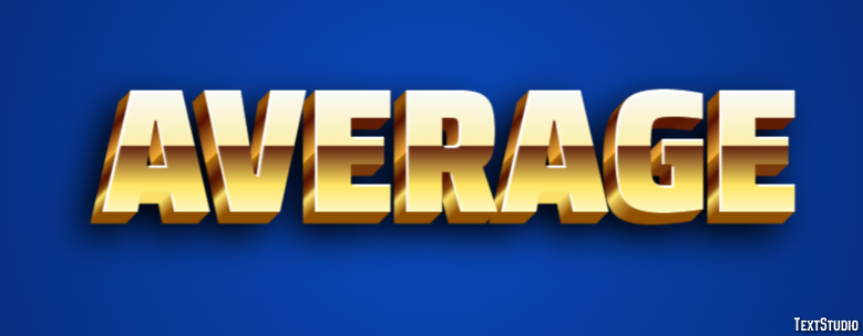 Average Text Effect