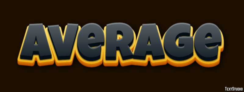 Average Text Effect