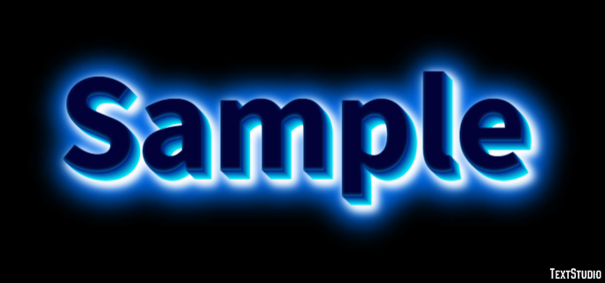 Sample Эффект текста