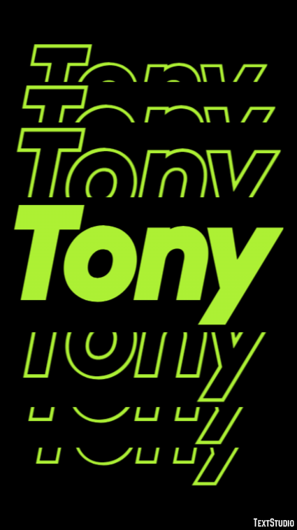 Tony Text Effect