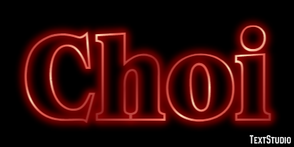 Choi Effetto testo