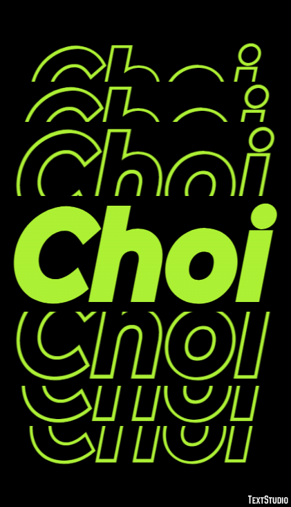 Choi Text Effect