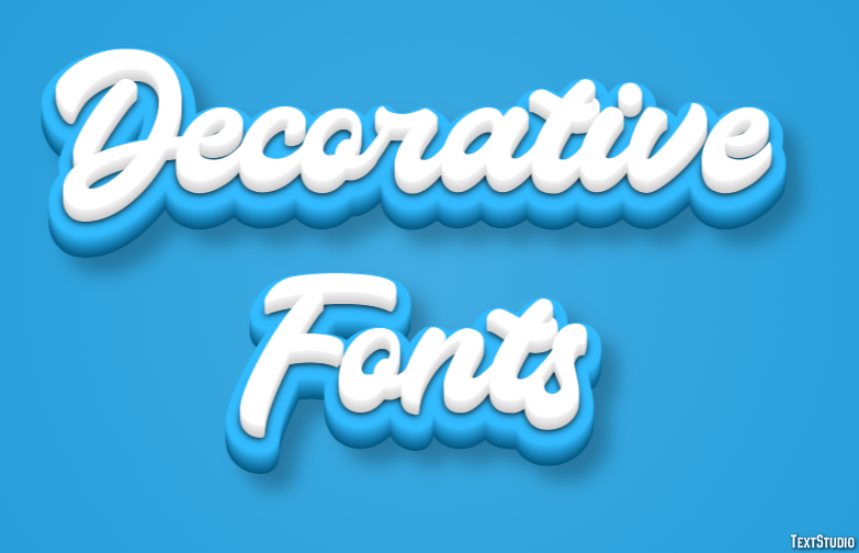 Decorative Fonts Text Effect