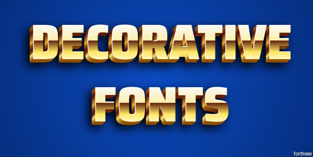 Decorative Fonts Text Effect