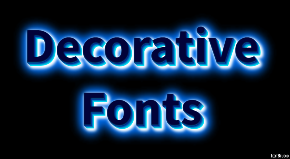 Decorative Fonts Text Effect