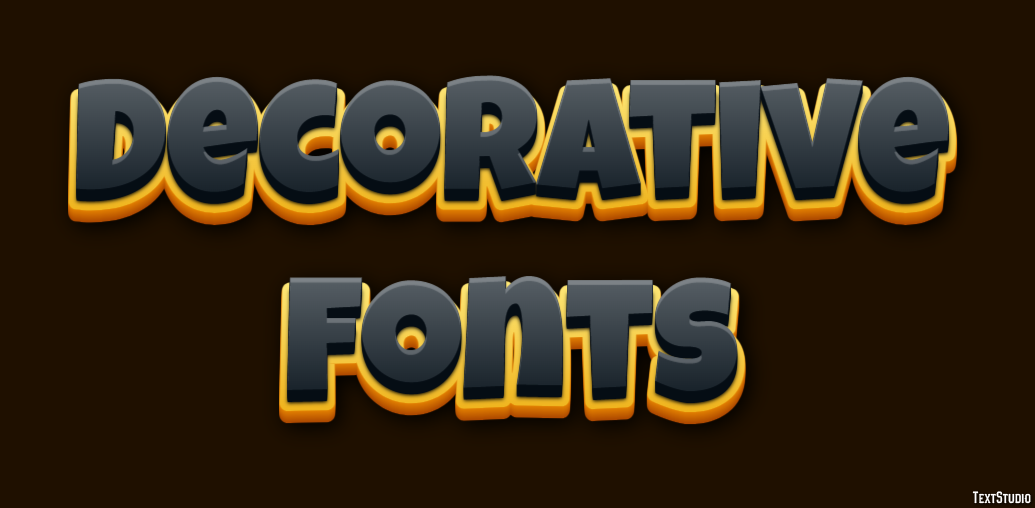 Decorative Fonts Text Effect