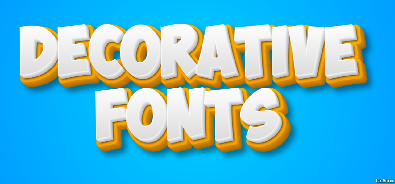 Decorative Fonts Text Effect