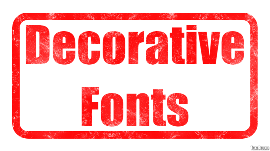 Decorative Fonts Text Effect