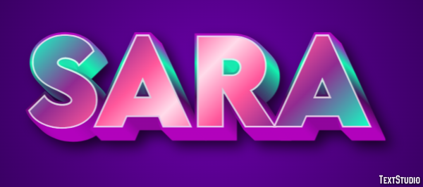Sara Texteffekt