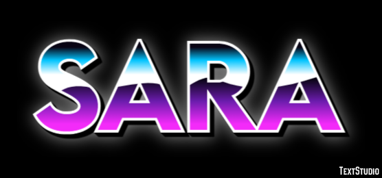 Sara テキスト効果