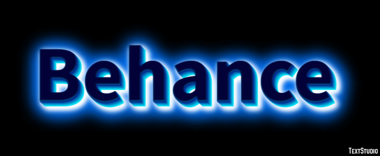 Behance Metin Efekti