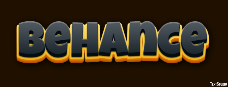 Behance Metin Efekti