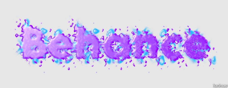Behance Metin Efekti
