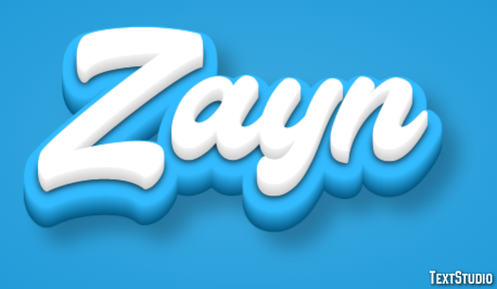 Zayn Efeito de texto