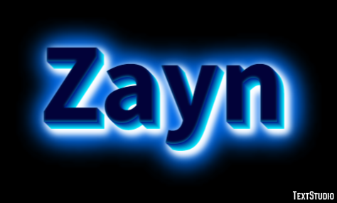 Zayn Efeito de texto