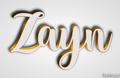 Zayn Efeito de texto