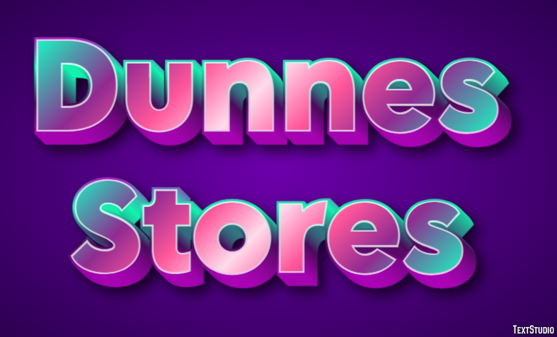 Dunnes Stores Tekst Effect
