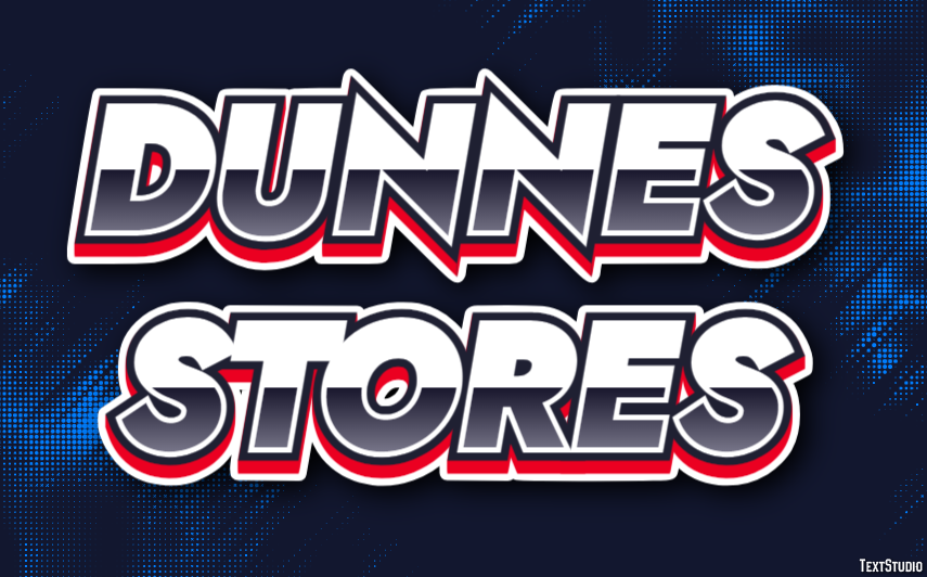 Dunnes Stores Tekst Effect