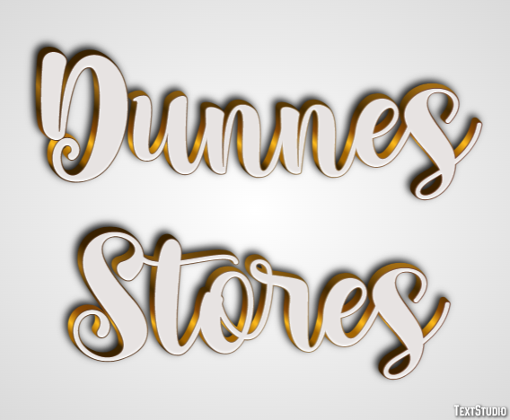 Dunnes Stores Tekst effect