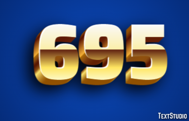 695 Texteffekt