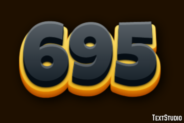 695 Texteffekt