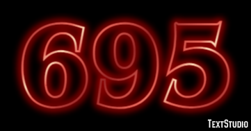 695 Efeito de texto