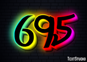 695 Efeito de texto