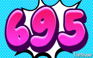 695 Efeito de texto