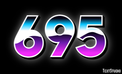 695 Text Effect