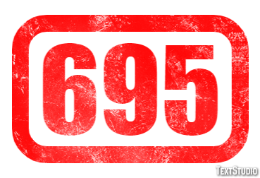 695 Efeito de texto
