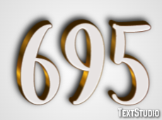 695 Efeito de texto