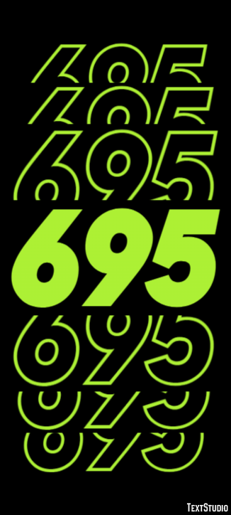 695 Text Effect