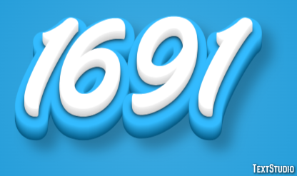 1691 Texteffekt