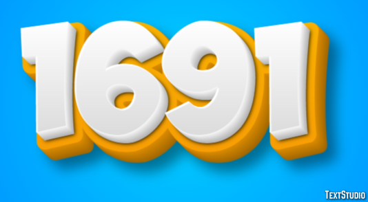 1691 Texteffekt