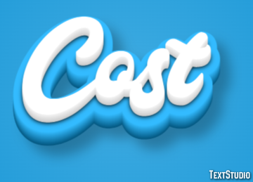 Cost Text Effect