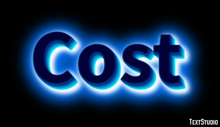 Cost Text Effect