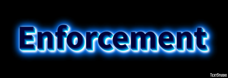 Enforcement Эффект текста
